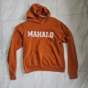 Mahalo Women's Orange Hoodie